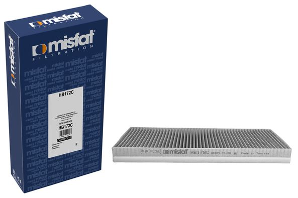 Filtre d'habitacle (Filtre à pollen) MISFAT FILTRATION ref. HB172C